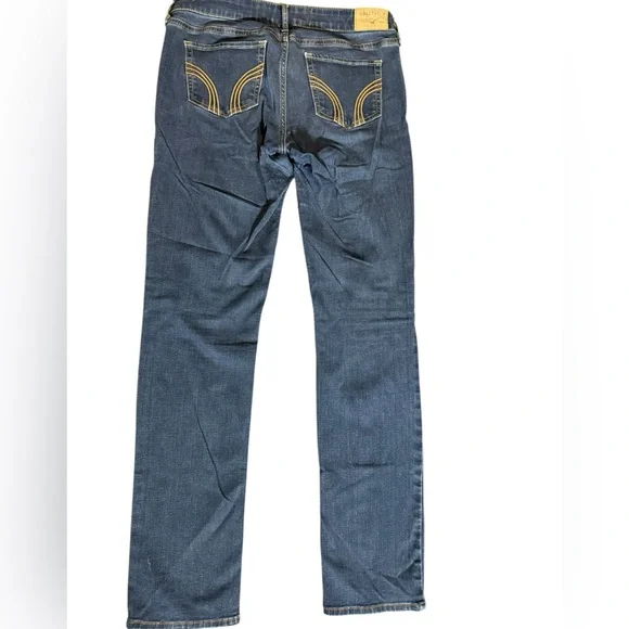 Hollister Dark Blue Denim Jeans Size 9R - Picture 2 of 5